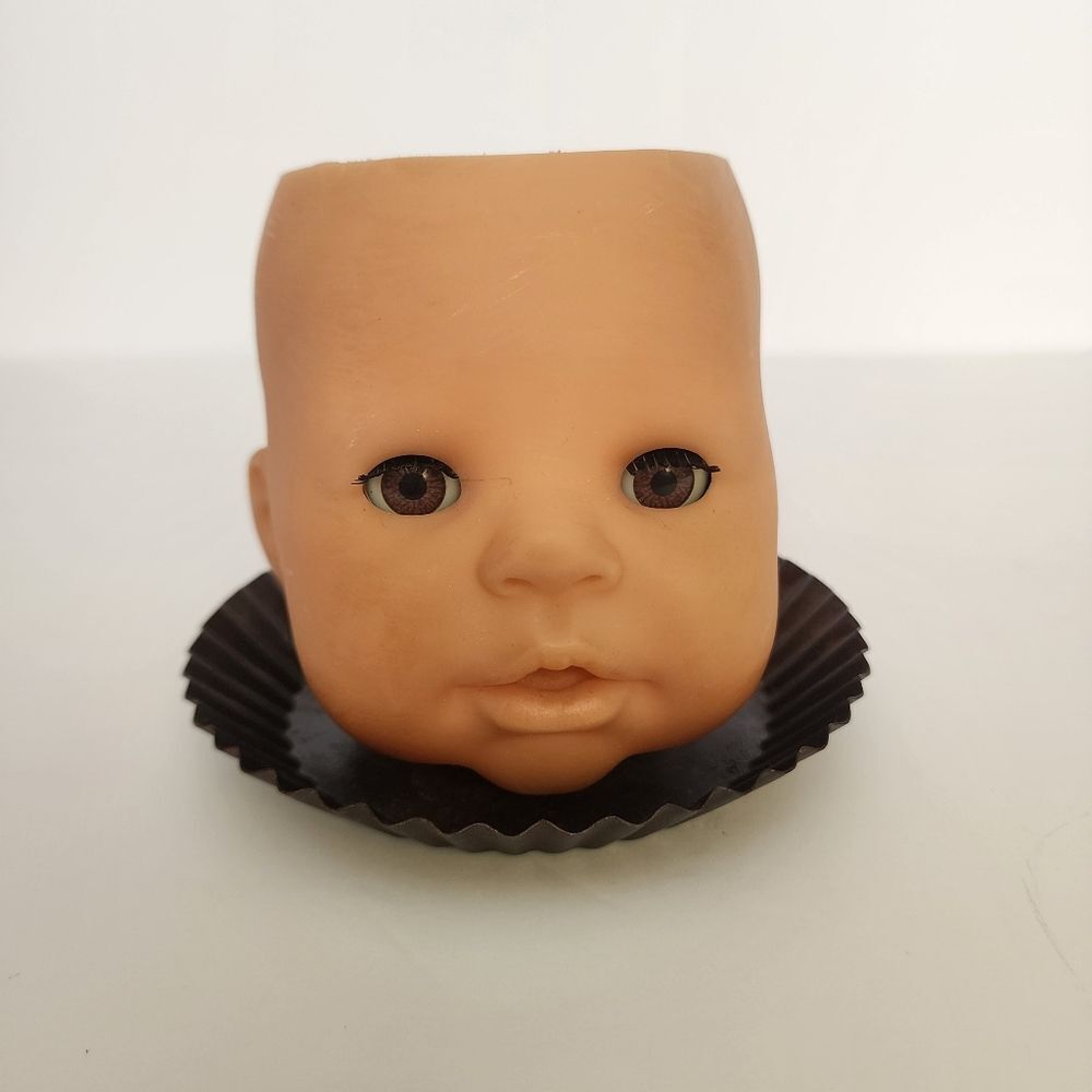 Handmade By Me Dollhead Planter Doll Art